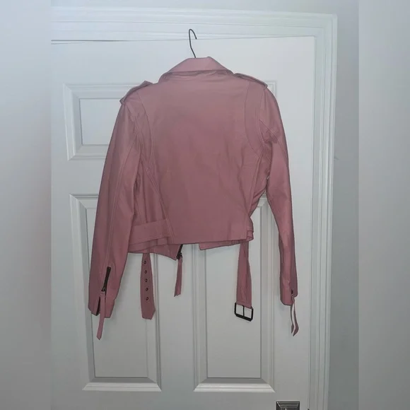 Cleobella Pink Leather Jacket - Picture 4 of 15